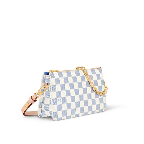 damier vernis lexington pouch